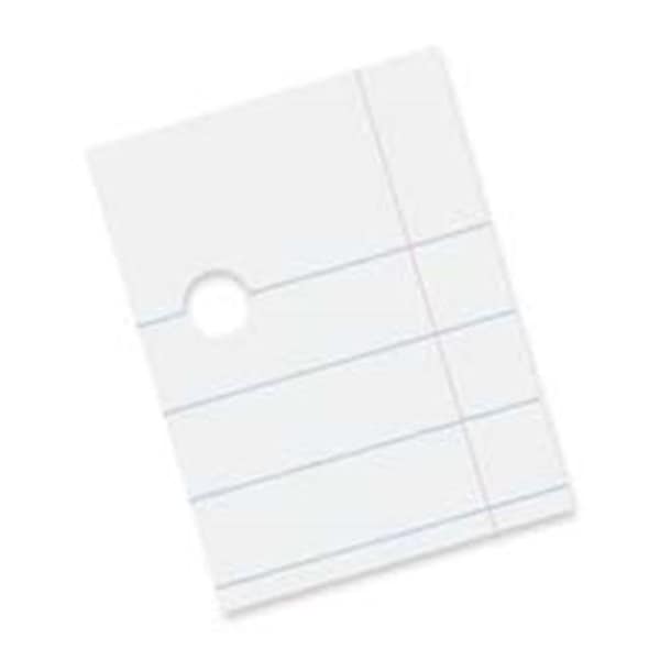Pacon Corporation Pacon Corporation PAC2402 Composition Paper- 3HP- .38in. Ruling- 8-.50in.x11in.- 500-RM- White PAC2402 - main